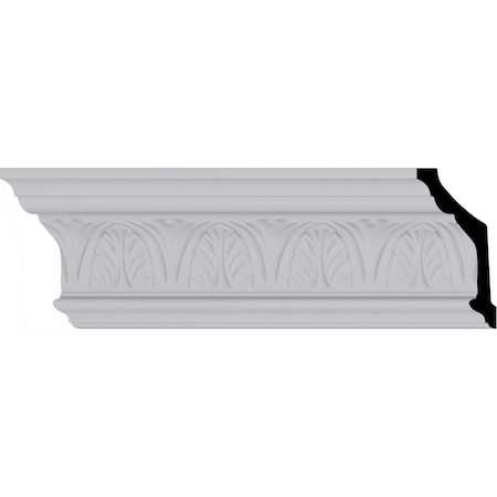 Ekena Millwork 5"H x 2 1/2"P x 5 1/2"F x 94 1/2"L Asa Acanthus Leaf Crown Moulding MLD04X02X05AS